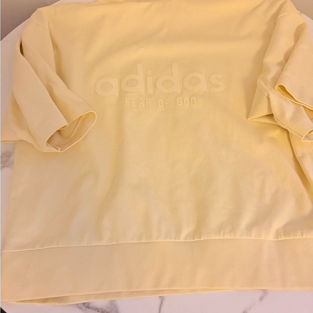 adidas Cream Short Sleeve Tee